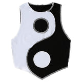 E-Girl-Druck ying yang ärmelloses Shirt