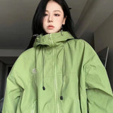 Girl's Jacket Oversized Hood in Gorpcore Look