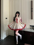 Cute Lolita Mini Dress with Bow Cute Short