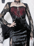 Gothic-Abendkleid aus Spitze