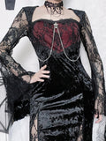 Gothic-Abendkleid aus Spitze