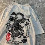 Dragon Design T-Shirt for Alternative Asian Style for Women