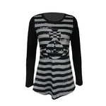 Striped Long Sleeve Shirt for E-girl for Your Next Look