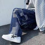 Y2K Patchwork Cargo Pants in Oversize Denim Jean