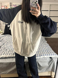 Trendige Harajuku Kapuzenpullover im Streetwear-Stil für Damen