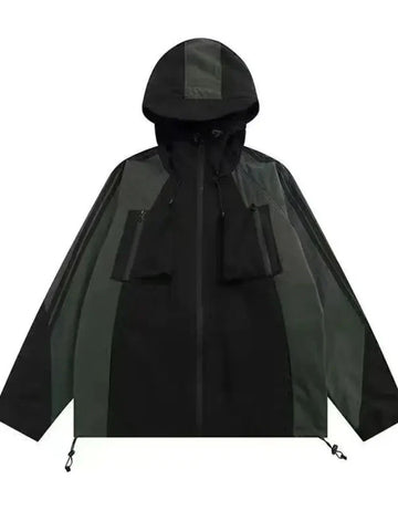 Gorpcore Hoodie for Women Oversized Windbreaker in Japanese Techwear Style