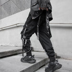 Urbaner Techwear-Stil Cargohose mit Prin modernen Look