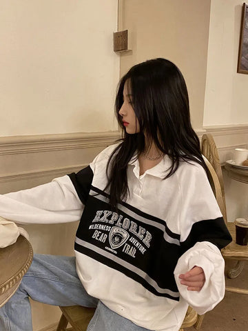 Oversized Hoodies for Women with Y2K Vibe in Autumn Look