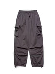 Damen techwear Cargo-Hose in Schwarz mit Weitem Schnitt