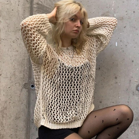 Fairy Grunge Pullover beige