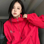 Girl's Jacket Oversized Hood in Gorpcore Look