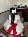 Cute Lolita Mini Dress with Bow Cute Short