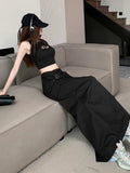 High-Quality Cargo Skirt with Belt