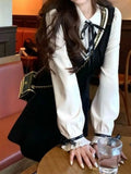 Gothic Lolita school dress in Kawaii style with two-piece look