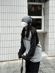 Koreanisches Y2K Retro Streetwear Langarmshirt