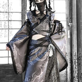 Dark Kimonos for Women in Gothic Style with Unique Ninja Flair