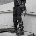 Urbaner Techwear-Stil Cargohose mit Prin modernen Look