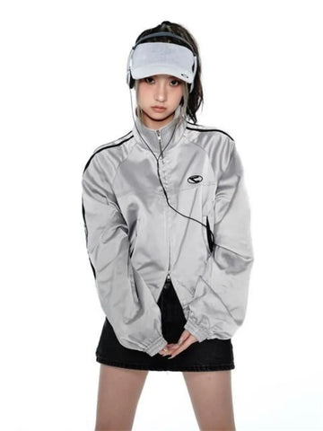 E-Girl Jacke Moderne Retro-Streetwear im Y2K-Stil