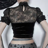 Gothic top with fascinating lace design