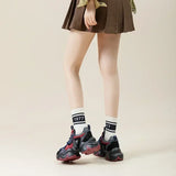 Egirl Chunky Sneaker Booties for the Alternative Look