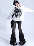 Oversized T-Shirt for Women Grunge Style with Creative Print