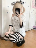 Kawaii Süßes T-Shirt im Harajuku Stil mit manga-Print