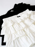 Playful Ruffled Mini Skirt in Korean Style for Summer