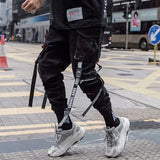 Urbaner Techwear-Stil Cargohose mit Prin modernen Look