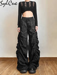 Pants Lanternes ample y3k high waist oversized cut