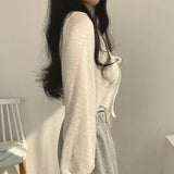 Korean style knitted cardigan sun protection for girls