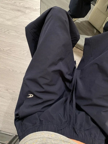 Oversized Gorpcore Black Parachute Pants Jogging Wear