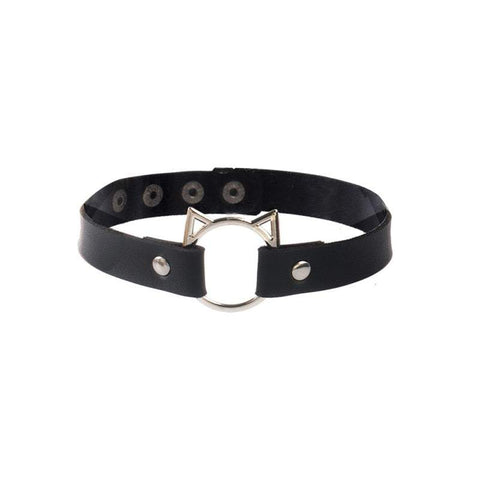 Halsband e-girl Anhänger Katze