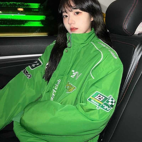 E-Girl Jacke im amerikanischen Piloten-Stil