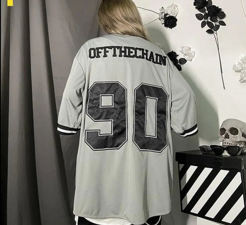 Baseballhemd für Frauen im E-Girl-Stil