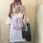 T-Shirt e-girl Zeichnung Manga japanische Maid