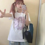 T-Shirt e-girl Zeichnung Manga japanische Maid